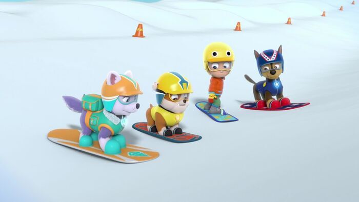 La compétition de Snowboard / Sauvetage en mer