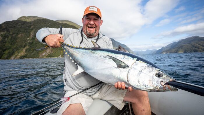 Pêche au thon dans le fiordland