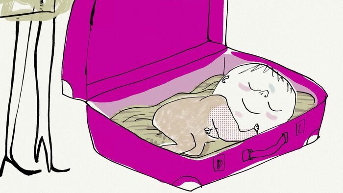 La valise rose