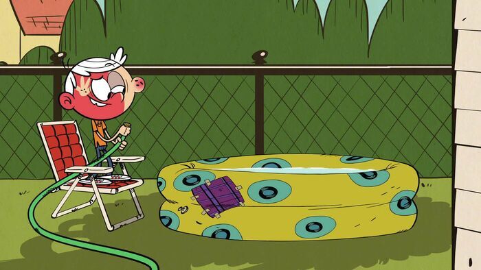 Une piscine pour les Loud
