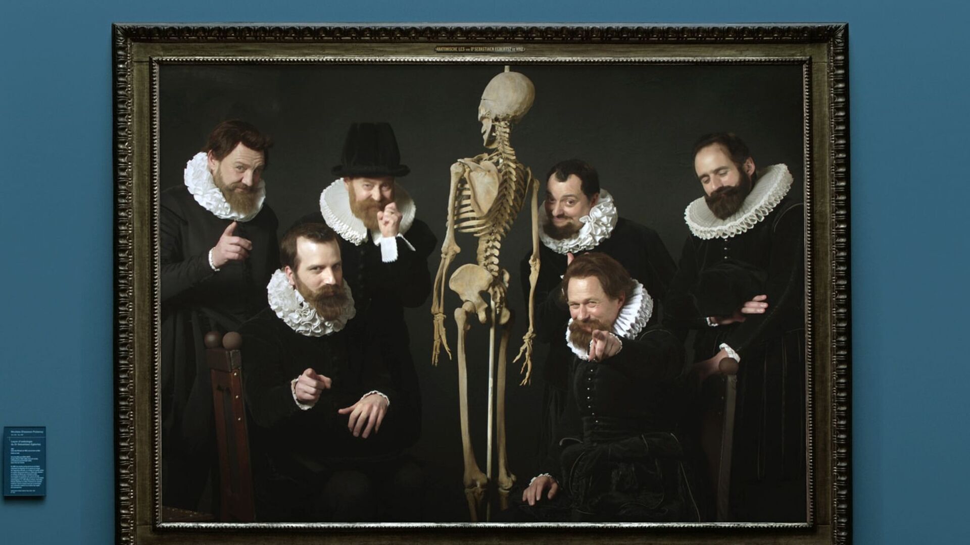 "La leçon d'ostéologie du Dr Sebastiaen Egbertsz", N. Pickenoy : Squelette à vendre