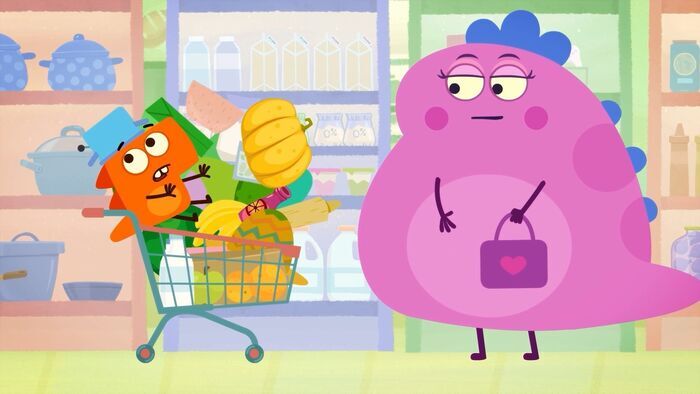 Papa et Ricky font les courses