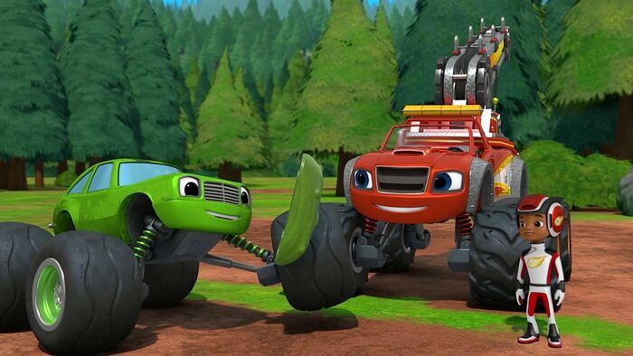 La famille Pickle en camping