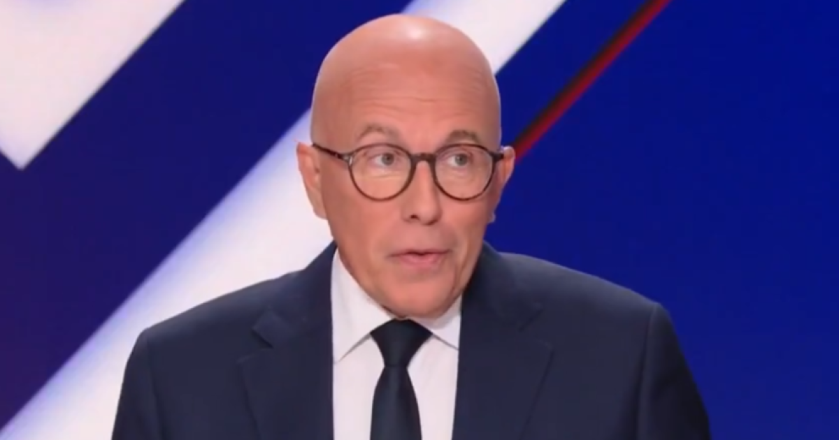 Éric Ciotti, président de l'UDR, lors d'une déclaration publique, septembre 2026. © AFP.