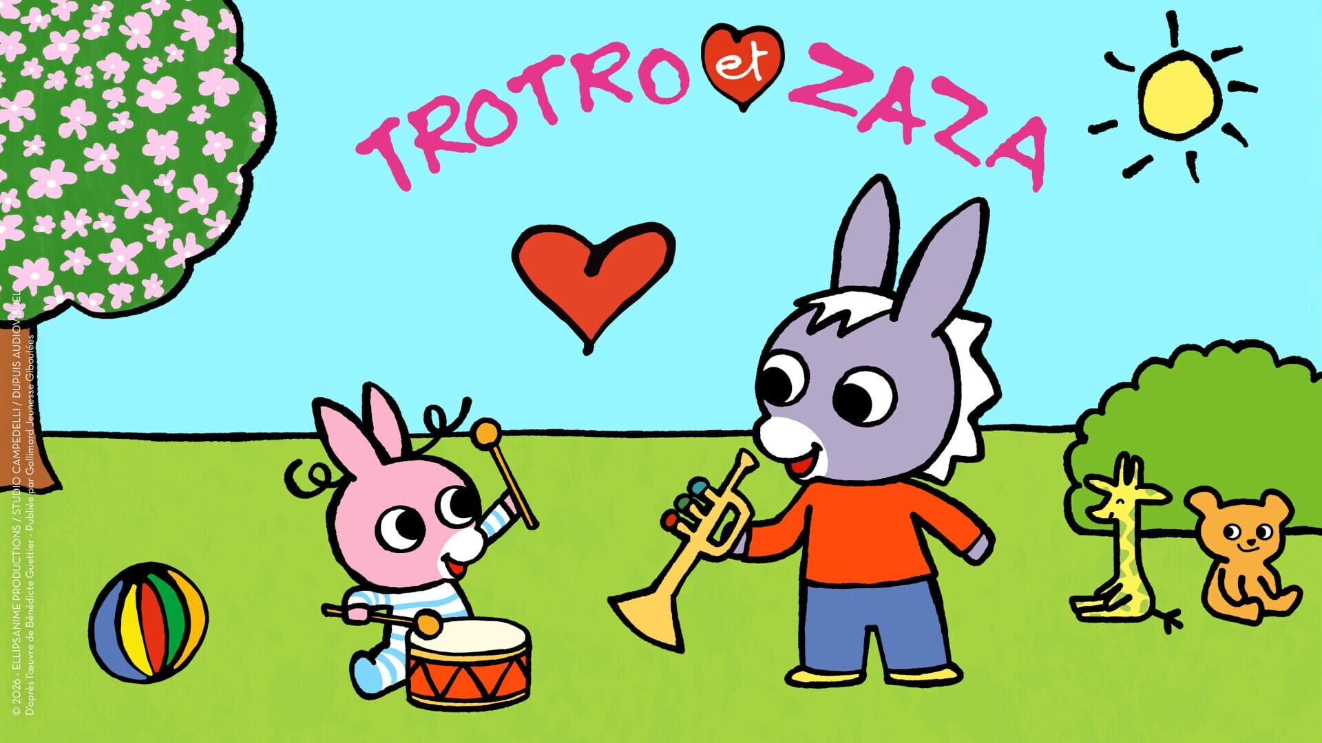 Trotro et Zaza ne veulent pas dormir