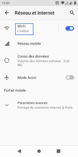 Étape 4 : Sélectionnez Wi-Fi en mode connecté.