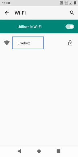 Étape 5 : Sélectionnez la Livebox à associer.