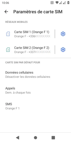 Étape 10 : La connexion de données est interrompue.
