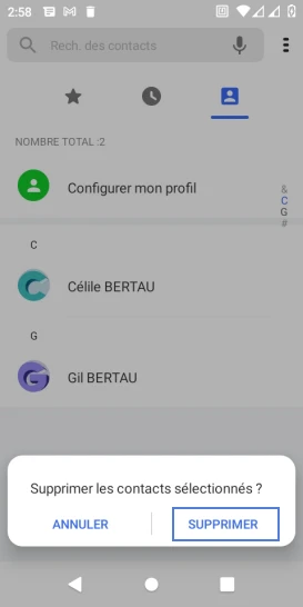 Étape 5 : Cliquez sur Supprimer.