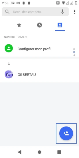 Étape 3 : Appuyez sur l'icône Plus.