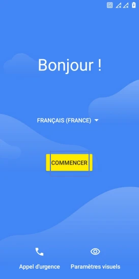 Étape 4 : Cliquez sur Commencer de nouveau.