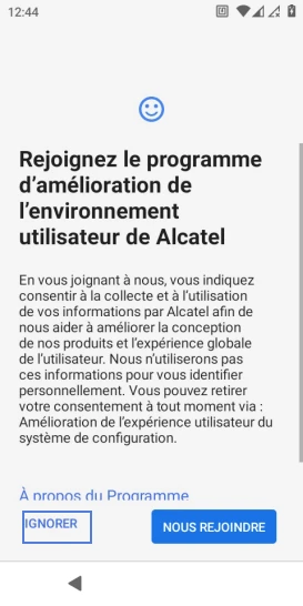 Étape 17 : Ignorez le programme d'amélioration.