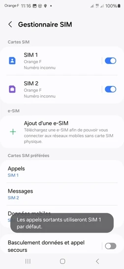 Étape 7 : La carte SIM est paramétrée pour les appels.Nous sommes là pour garantir que votre expérience de communication soit la plus fluide possible.