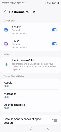 Étape 9 : La carte SIM est renommée.Nous sommes là pour vous aider à personnaliser votre expérience mobile et à rendre chaque interaction avec votre téléphone aussi fluide que possible.