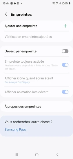 Étape 9 : L'empreinte est supprimée.Nous avons bien pris en compte votre besoin de flexibilité et de sécurité, et nous vous assurons que le processus est simple et rapide.