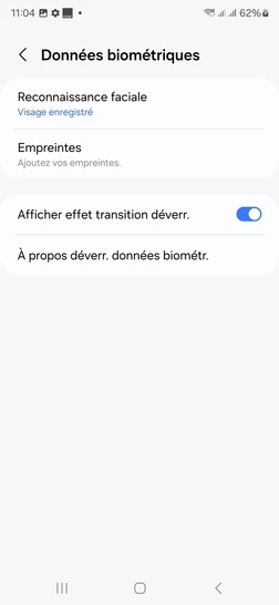 Étape 11 : Le déverrouillage du mobile par Reconnaissance faciale est activé.Chez Orange, nous sommes là pour vous assurer une transition en douceur vers l'utilisation de cette technologie.