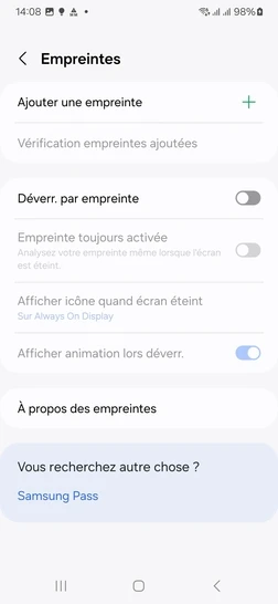 Étape 9 : Votre empreinte digitale a été retirée avec succès, renforçant ainsi la sécurité de votre mobile.Nous sommes à votre disposition pour toute assistance supplémentaire et nous nous engageons à rendre votre expérience avec Orange aussi sûre et agréable que possible.
