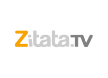 Logo de Zitata.TV avec un "Z" orange et le reste du texte en gris sur fond blanc.