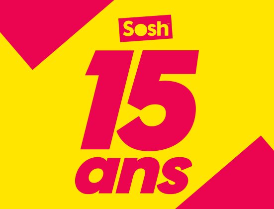 Sosh fête ses 15 ans, logo image