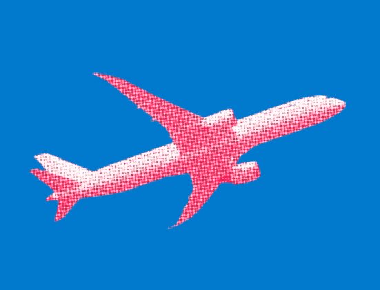 image avion illustrant les voyages