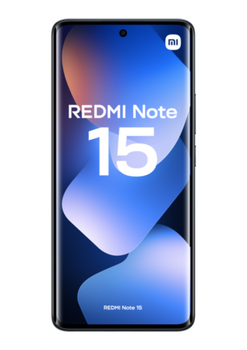 Xiaomi Redmi Note 15 4G Noir 128 Go : image de face
