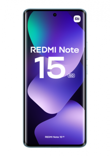 Xiaomi Redmi Note 15 5G Bleu 256 Go : image de face