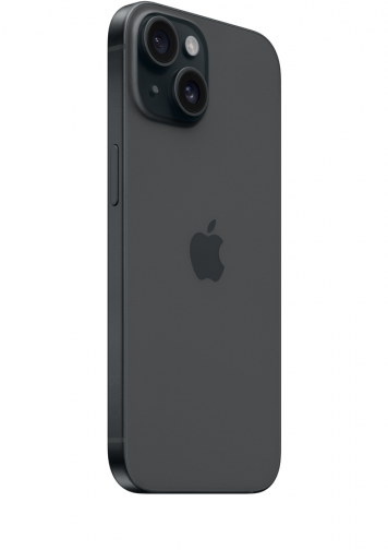 Visuel iPhone 15 noir de dos