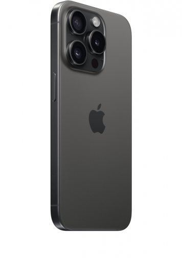 Visuel iPhone 15 pro noir de dos 