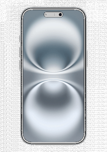 Visuel iPhone 16 Blanc de face