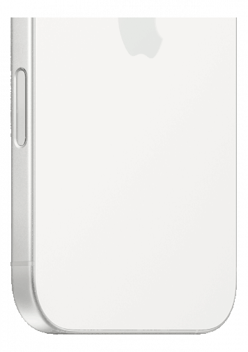 Visuel iPhone 16 Blanc zoom dos