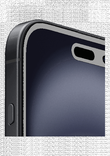 Visuel iPhone 16 Noir zoom avant