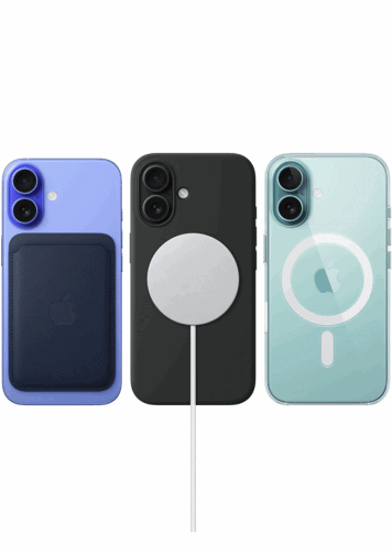 Visuel iPhone 16 de dos avec Magsafe
