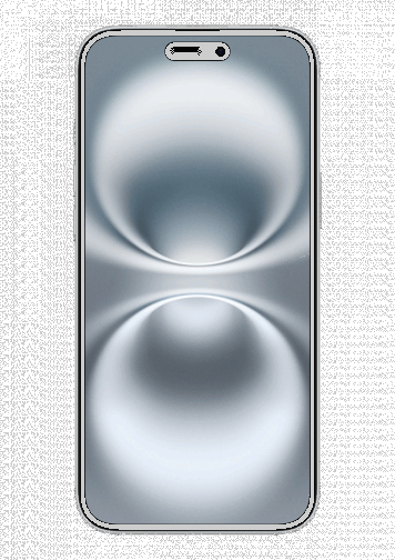 Visuel iPhone 16 Plus Blanc de face