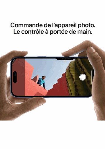 Visuel iPhone 16 Plus commande de l'appareil photo