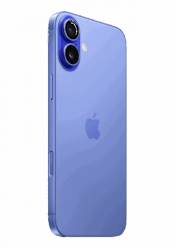 Visuel iPhone 16 Plus Outremer 3/4 dos