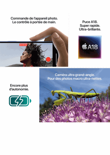 Visuel iPhone 16 Plus spécificités