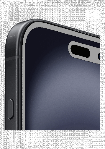 Visuel iPhone 16 Plus Noir zoom face