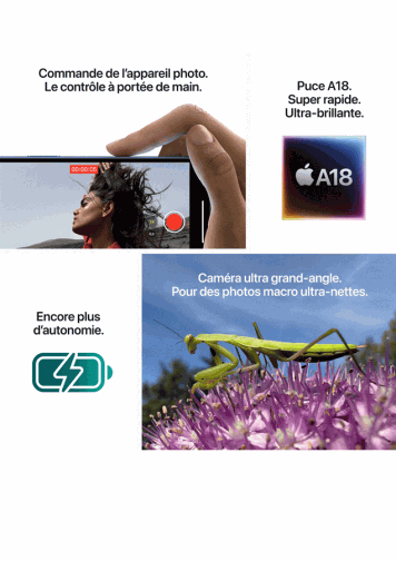 Visuel iPhone 16 Plus spécificités