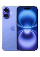 Visuel iPhone 16 Outremer de face et de dos