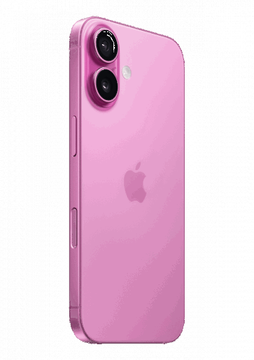Visuel iPhone 16 Rose 3/4 dos