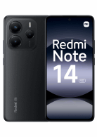 Visuel de dos et de face du Xiaomi Redmi Note 14 5G Noir