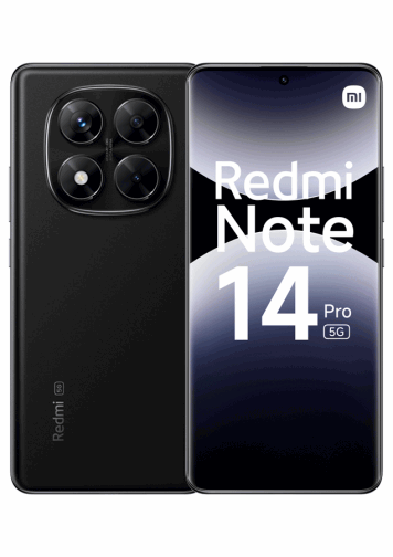 Visuel de dos et de face du Xiaomi Redmi Note Pro 5G