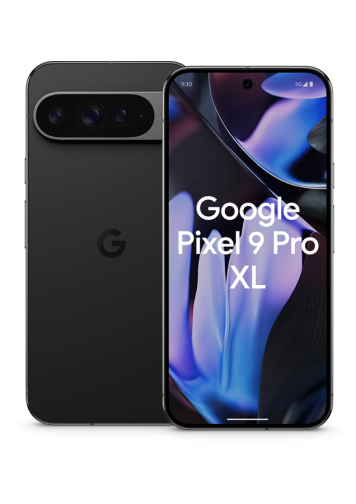 Google Pixel 9 Pro XL noir obsidienne face et dos