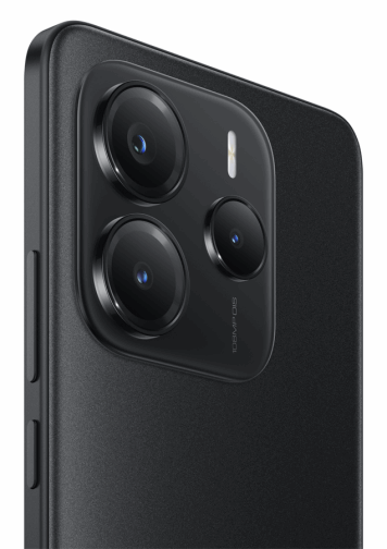 Visuel focus sur les appareils photos du Xiaomi Redmi Note 14 5G Noir 