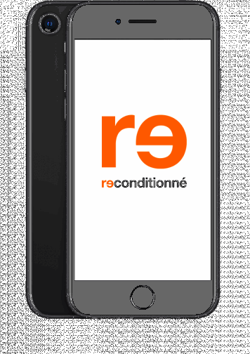 Visuel iPhone SE 2022 noir reconditionné Orange