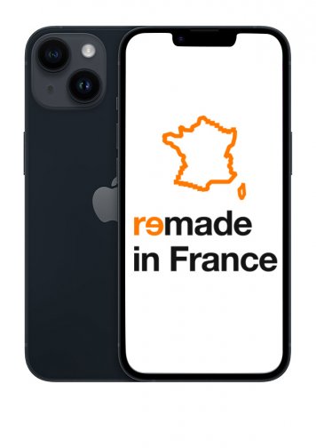 iPhone 13 Noir 128Go Reconditionné Très Bon Etat Remade in France