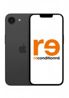 iPhone 16e Noir 128Go Reconditionné Excellent Etat