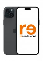 iPhone 15 Plus Noir 128 Go Reconditionné Excellent Etat