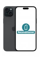 iPhone 15 Plus Noir 128 Go Reconditionné Excellent Etat