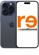 Visuel iPhone 15 Pro Bleu reconditionné 